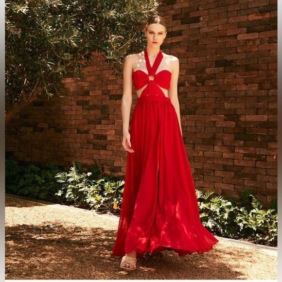 Anthropologie x PatBO
Cut-Out Halterneck Maxi Dress - Picture 6 of 11